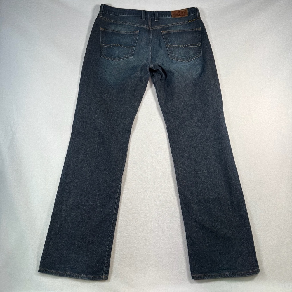 Lucky Brand Jeans Mens 34 Vintage Straight Mid Rise Dark Wash - Picture 2 of 13